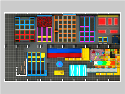 室內(nèi)互動蹦床樂園——快樂專加