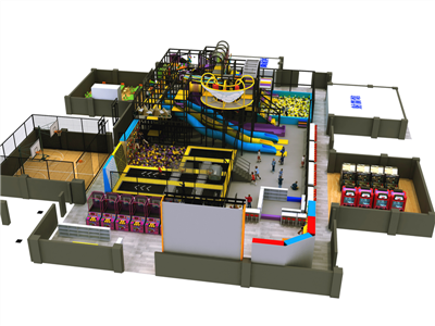 室內(nèi)科學蹦床館——快樂專加