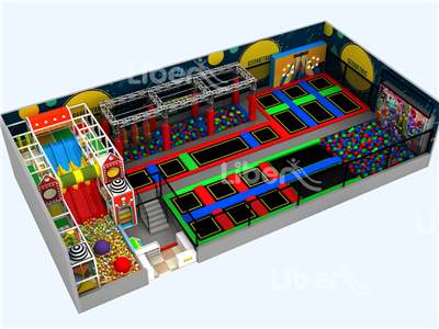 智慧互動蹦床樂園——快樂專加