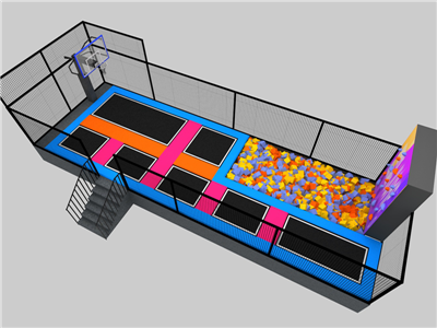 室內(nèi)互動蹦跳公園——快樂專加
